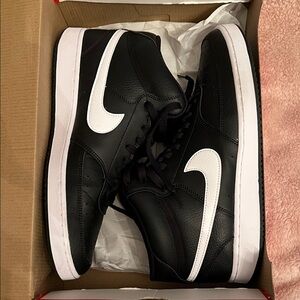 Nike Black and White High-Top Sneakers